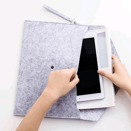 Felt Envelope A4 File Pocket Document Bag Holder Organizer School Office Supply