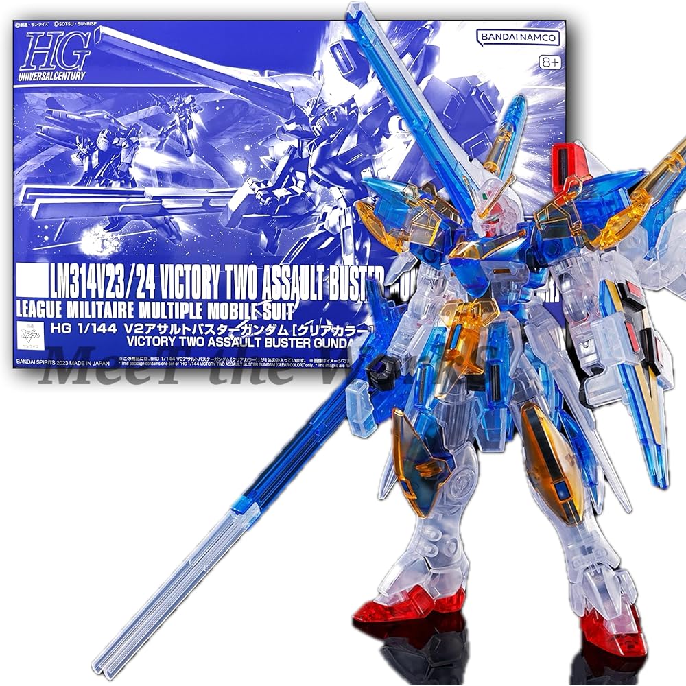 

HG V2 Assault Buster Clear Color Mobile Suit Gundam 1/144 Scale Model Kit