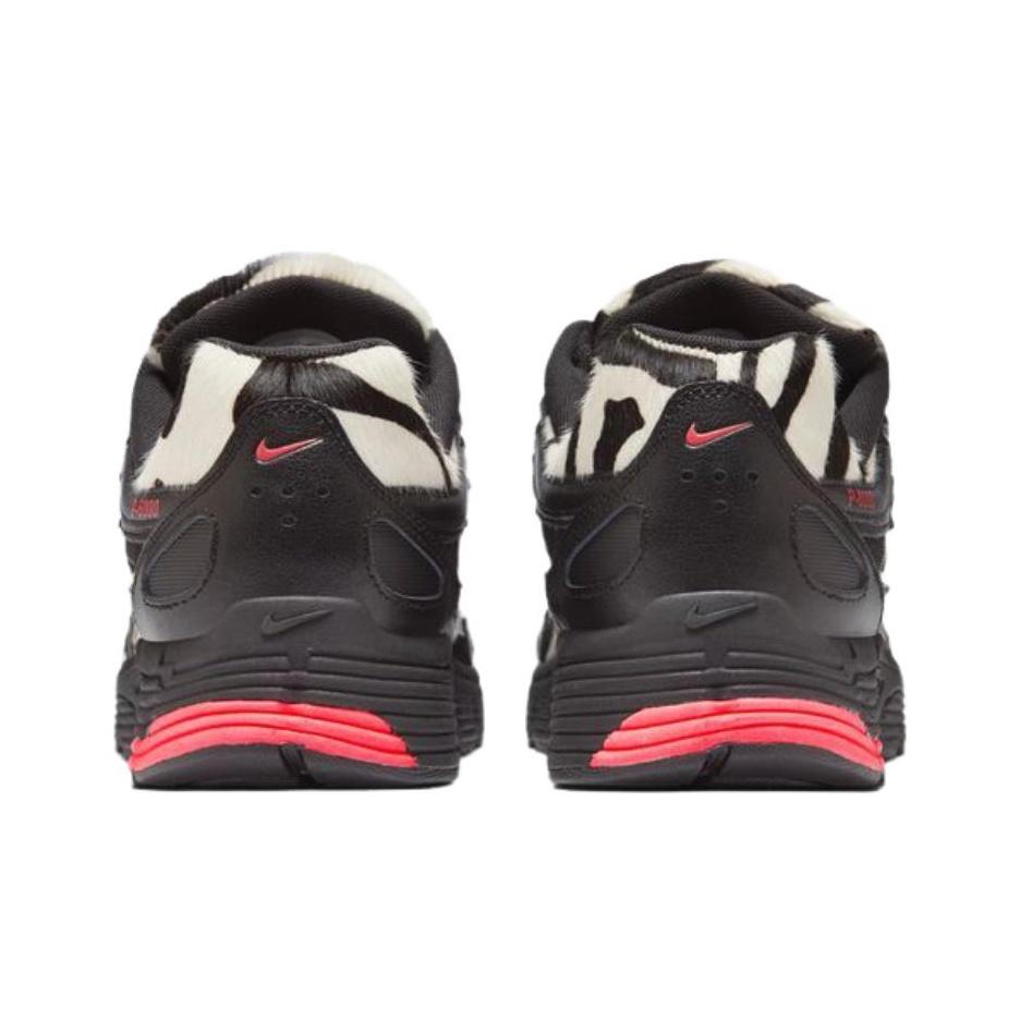 Nike P-6000 Versatil Confortabil Respirabil Ușor Pantofi de alergare cu vârf jos Bărbați sneaker Negru Alb Roșu II1203-001
