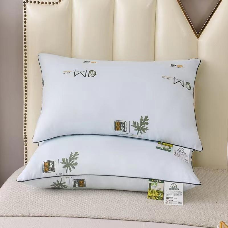 Velvet Cotton Pillow, Adult Household Neck Pillow Core, Washable, Soft and Helpful for Sleep