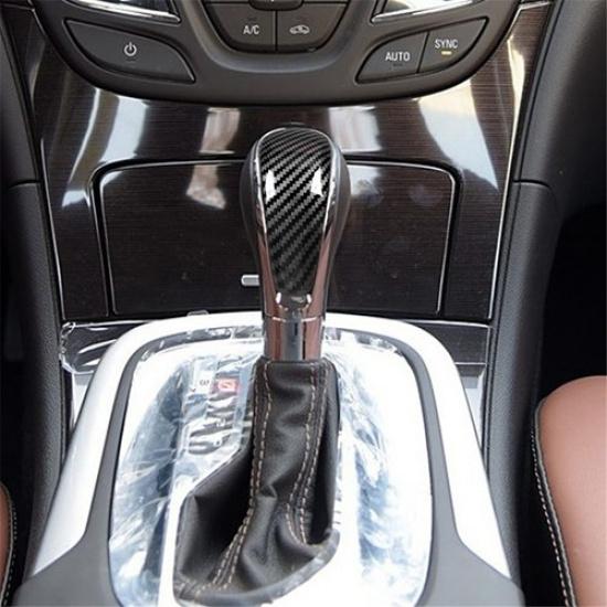 Carbon Fiber ABS Gear Shift Knob Head Cover Trim For Buick Regal 2016-