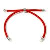 5 Pezzi Braccialetti Semilavorati in Poliammide Regolabili con Chiusura a Coulisse/Scorrevole Per Creazione Gioielli Fatti a Mano Fai da Te Accessori Lunghi 21,5 cm
