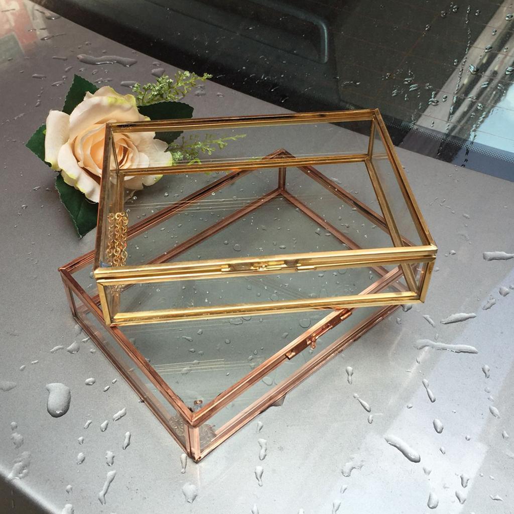 Geometric Jewelry Box Tabletop Plants Container Wedding Favors