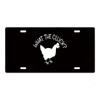 Vintage Metal Chicken Licenses Plate Signs Decor Plaque Metal Decoration for Hen House Door Farmhouse