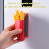 12pcs French Fries Sealing Clip Fridge Magnet Snacks Sealing Clip Food Small Clip  Kitchen Plastic Bag Seasoning Sealing Strip