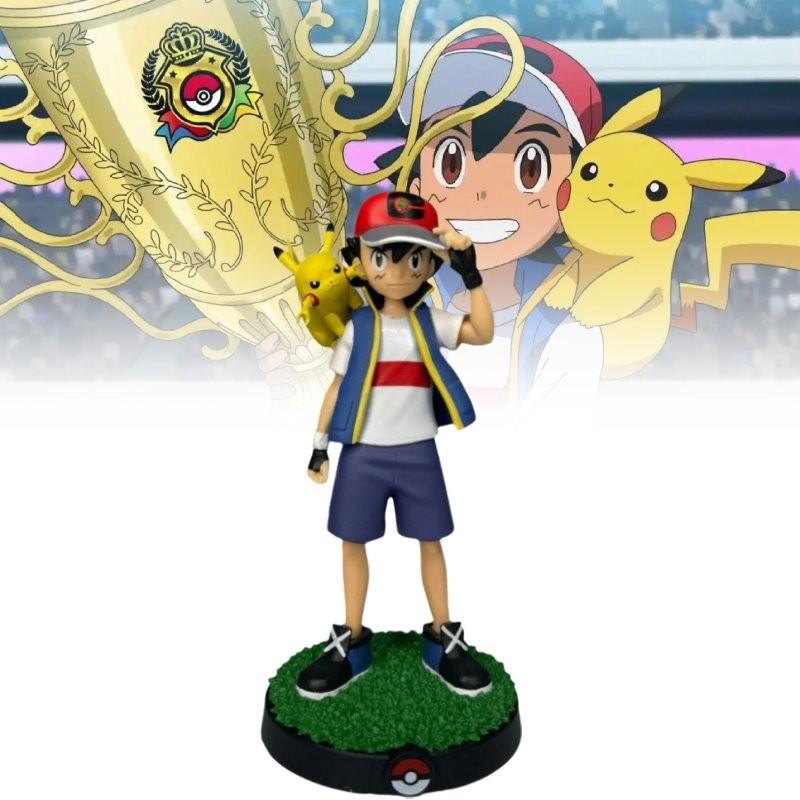 Ketchum Ash Pikachu Pvc Toy Model Desktop Decor Children Christmas Gift