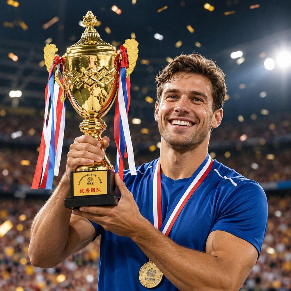 Metal Model Winner Cup Large Size Champion Trophy Award Trophy Trophy Cup  Corporate Sports Meets