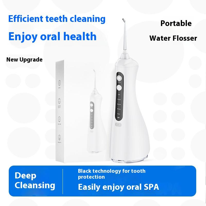 Ultrasonic Tooth Flusher Portable Intelligent Electric High-frequency Pulse Cleaning Calculus Oral Scrubber