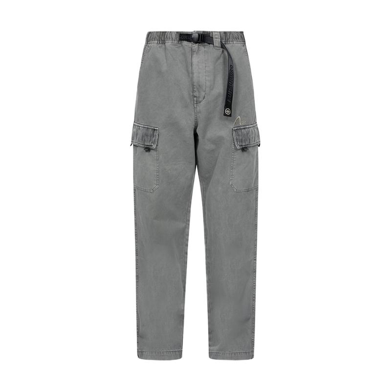 Evisu Kuro SS24 Full Map Pattern Pocket Wide Leg Cargo Pants Men pants Gray 2ESGNM4PT5120LFCT