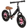 11.2" Balance Bike for 2-5 Years, Toddler Bike with Lighting Wheels, Adjustable Seat & Handlebar, Black
