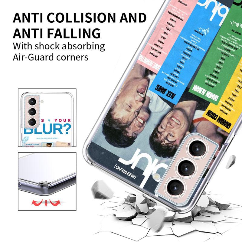 Blur Band Phone Case for Samsung A16 A17 A26 A36 A56 A57 A55 A54 A37 A15 A25 A35 A14 A24 A34 Galaxy Note 20 10 A07 A06 A04S A05S