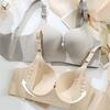 Thin seamless back breastfeeding underwear gathers and closes the secondary breasts, anti-light lifting, large breasts and small special comfortable