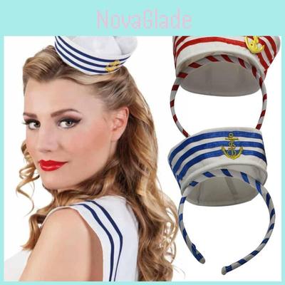 Jiaqi Christmas Easter Halloween Navy Headband Decorative Accessories Unisex Headgear