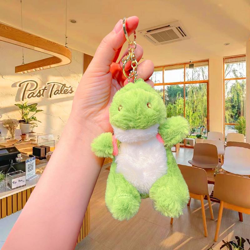 Uroczy Owocowy Dinozaur Pluszowy Wisiorek do Plecaka Miękki Brelok Zabawka Kolekcjonerska Lalka