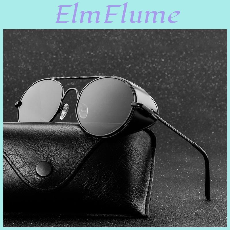 Woman Brand Man Sunglasses Round Designer Vintage Sun Glasses Classic Eyewear For Driving Metal Steampunk Retro