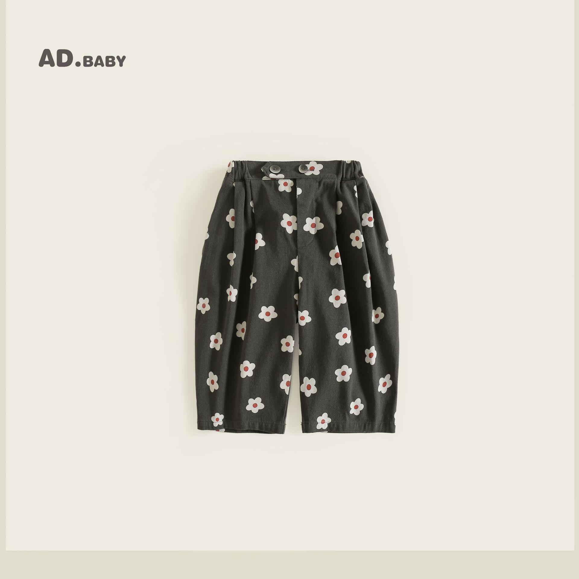 

Трендовые детские осенние брюки в корейском стиле 2025 - Мягкие семиточечные брюки для девочек и Повседневные брюки для мальчиков 120 cm темно-серого