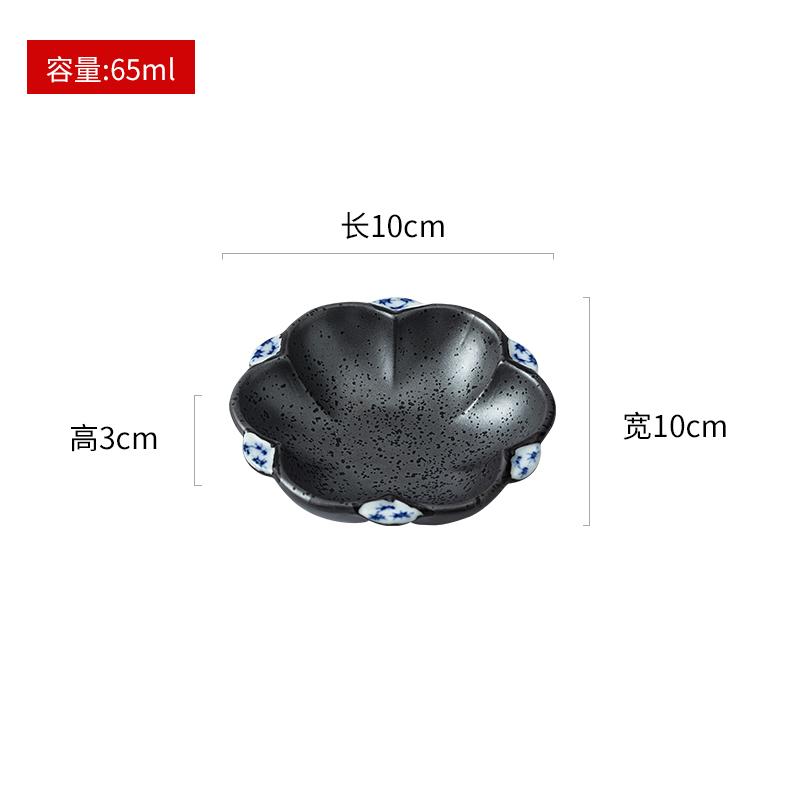 

Vintage Ceramic Plum Blossom Plate Creative Shallow Plate Beef Plate Dessert Snack Plates Sushi Dish Molecular Cuisine Tableware