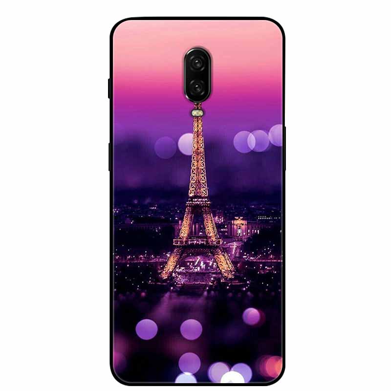 For Oneplus 6T Case Silicone Lovely TPU Soft Phone Cover for One Plus 6 6T Protective Back Shells oneplus6T Cute Cats Funda Capa