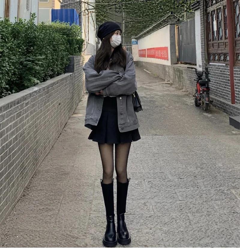 Fashion Platform Women Knight Long Boots Fashion Warm Fur Shoes Autumn Winter Square Heels Ladies Knee High Booties