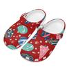 Printed EVA Casual Clogs for Women Men Quick Dry Flexible Slip On Travel Use Beach Garden Daily Walking Beach Sandals Beach Wear