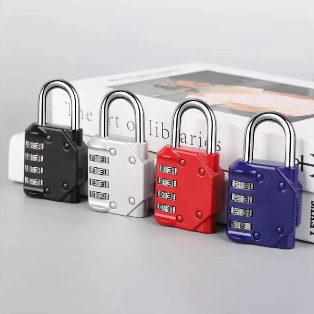 Mini Combination Padlock Password Locks 4 Digit Waterproof Outdoor Lock For Door Suitcase Bag Package Cabinet Locker Window