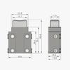 1Piece KEDU HY37 17A 125V 12A 250V Double-contacts Trigger Switch Widely Used in Lawn-Mower and Garden Tools