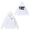 Mens Oversized Hooded Sweatshirt With Letter Print Heavyweight Cotton Winter Streetwear Style