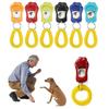 Mehrfarbiges Pfotenform-Hunde-Clicker-Spielzeug, Pfotenform-Hundetrainingstrainer, Click Outdoor
