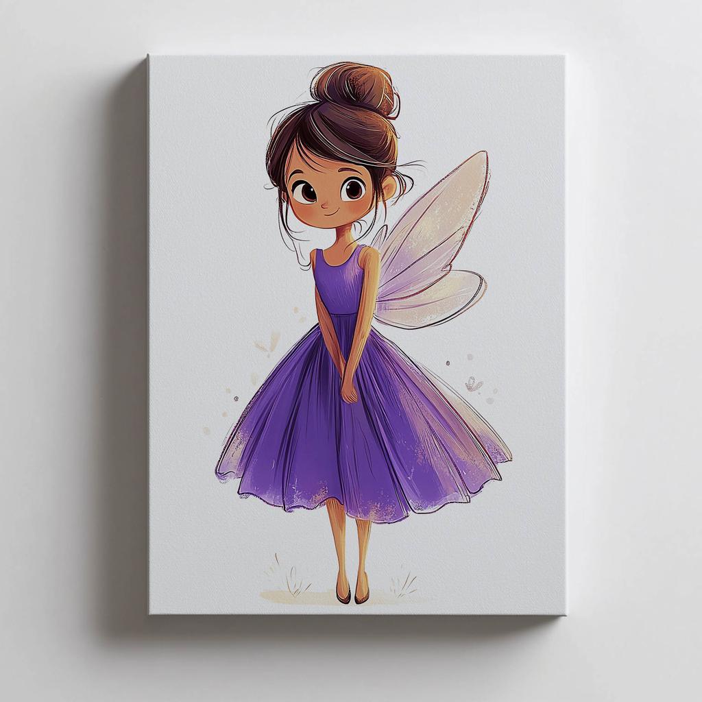 Poster Lovely Fairy Poster Lovely Fairy, 40X50 Cm, Black Aluminum Frame, 230 Gsm Matte Paper