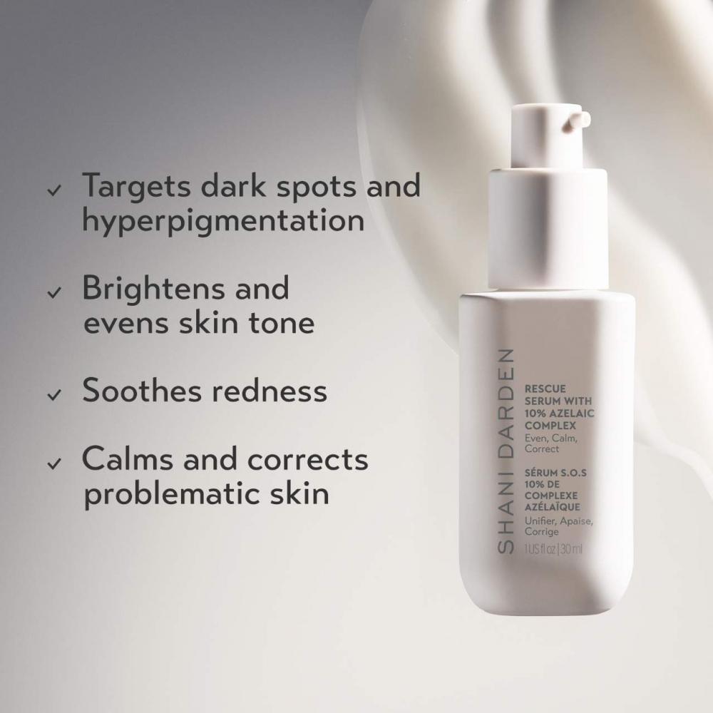 Shani Darden Skin Care Rescue Serum 10 Azelain-Komplex Gegen Pigmentflecken 1 Unze 30 ml