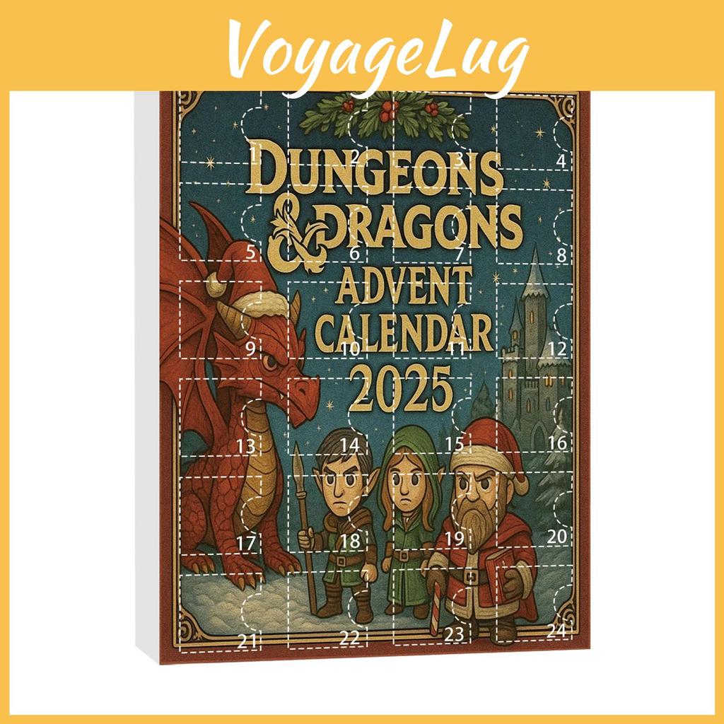 Dragon Advent Calendar With Acrylic Parts For Holiday Decor And Giftgiving