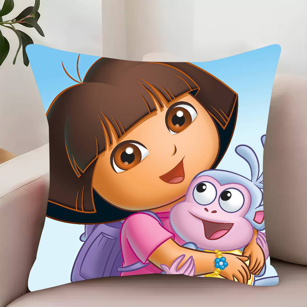 

bilibili D-DoraS the E-Explorer Pillow Case Decor Protective Covers Comfortable soft for Sofa Living Room Home office 20x20Inch