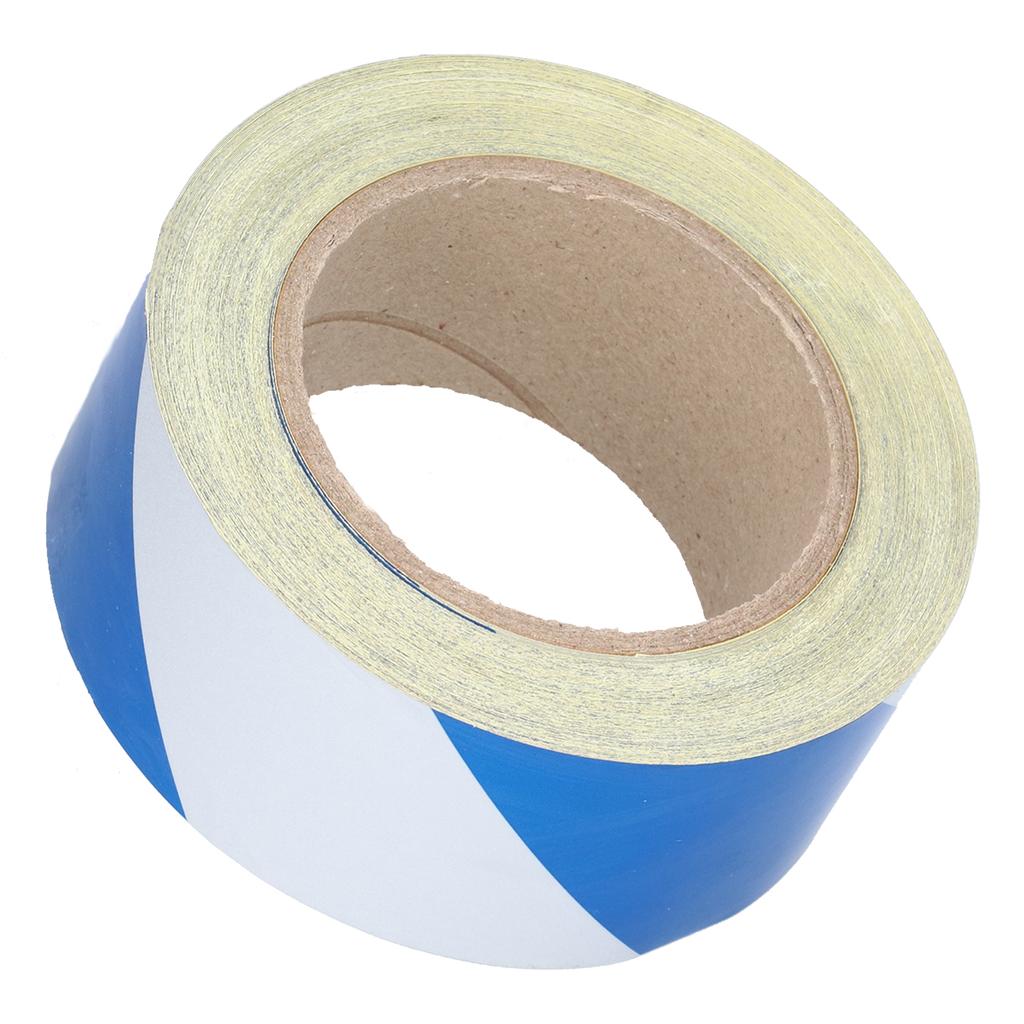 5cmx30m Reflective Safety Warning Tape Blue White Striped Hazard Marking Tape Safety Strips