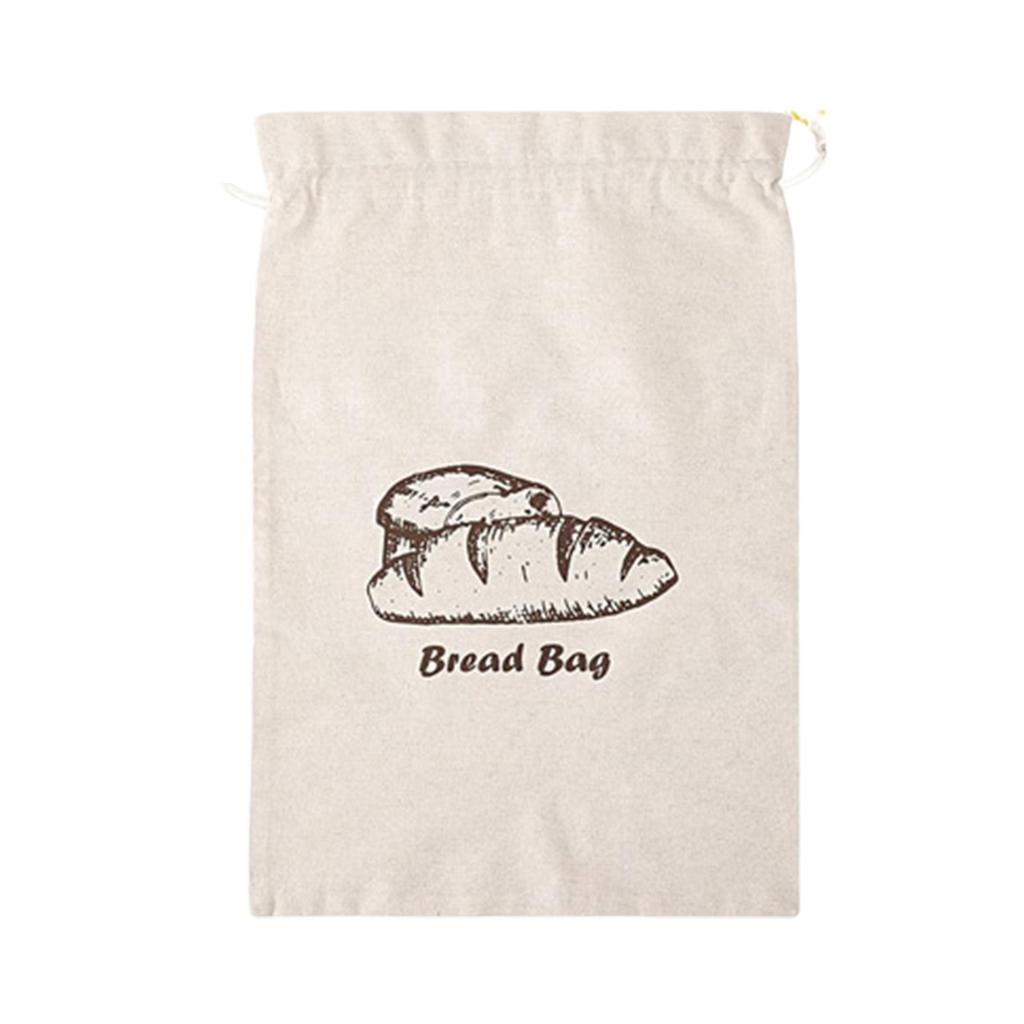 Moisture Proof Bread Bag with Liner Drawstring Closure Food Accessories Storage Container Vegeteble Fruit Organiser