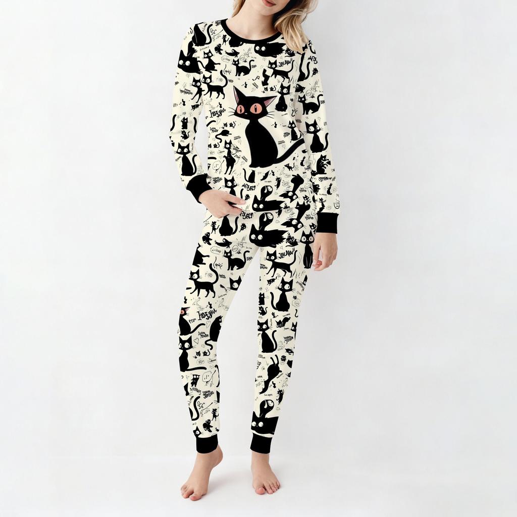 1116 Hot Sale New Christmas Loungewear Family Wear Parent-Child Pajama Printed Set on 1116