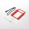 Black 2.5" Skids For Ssd To 3.5" Bay Caddy Tray Hard Drive Hdd Metal Mounting Dock Tray Bracket Adapter Converter Enclosure