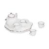 1:12   Tea Set Miniature Tea Cup Teapot Tray Decoration Kitchen Accessories