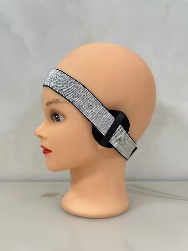 Adjustable Elastic Wig Band with Magic Sticker - Ear-Friendly Hair Edge Fixing Strap