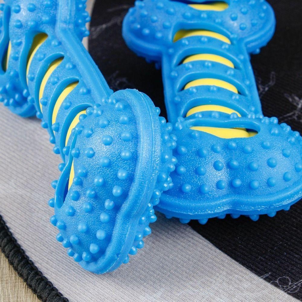 Bite-resistant Teeth Cleaning Toy Bone Shape Dog Molar Rod Dog Toothbrush Toy  Training