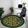 1 st Keltische Knoop Kantoor Ronde Vloerkleed, Mat Geschikt Voor Kantoor, Onder Kantoorbureaus Slaapkamer Woonkamer Huisdecoratie, Kamer Decor