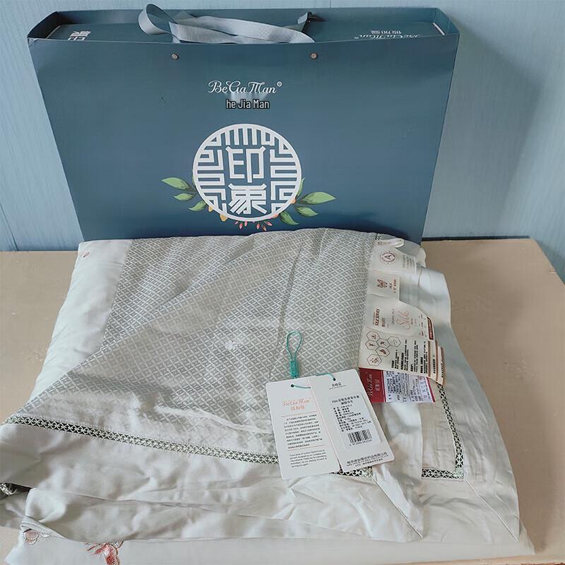 Beigaman 100S Satin Suzhou Embroidery Summer Silk Quilt