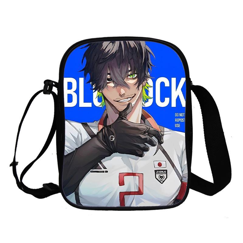 Neue Blaue Gefängnis Animation Peripherie 3D Vollfarbdruck Tragbare Umhängetasche Teenager Crossbody Tasche