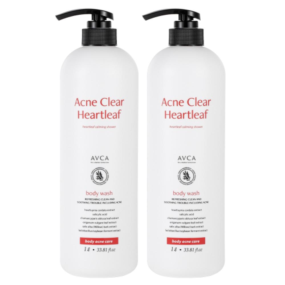 Avca [Avca] Acne Clear Large Capacity Hypoallergenic Houttuynia Cordata Body Wash 1000ml 2 NONE
