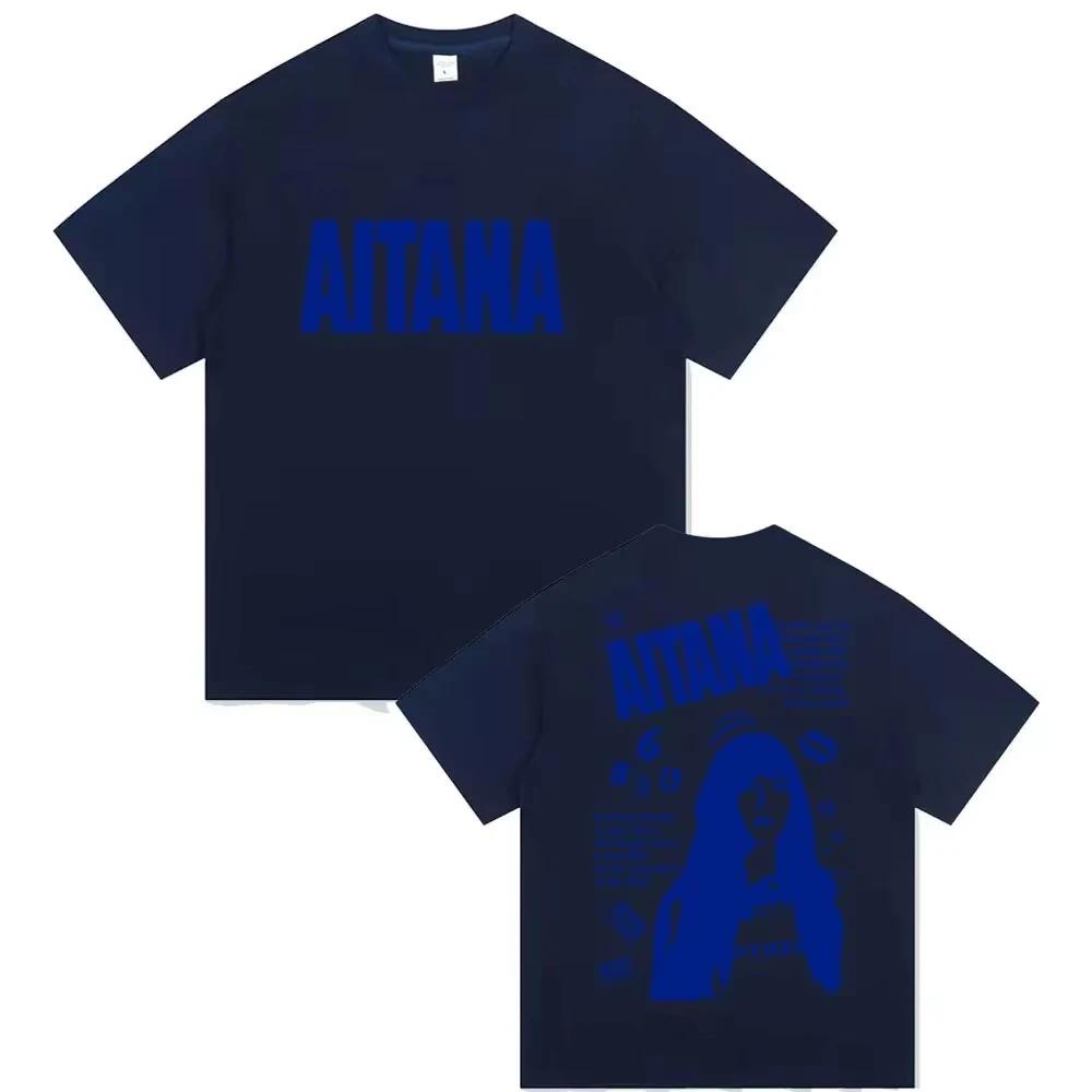Aitana Metamorfosis Album Tour Fan Gift TShirt UNISEX Women Summer Cotton YK Clothing Oversize Round Neck Short Sleeved Tee
