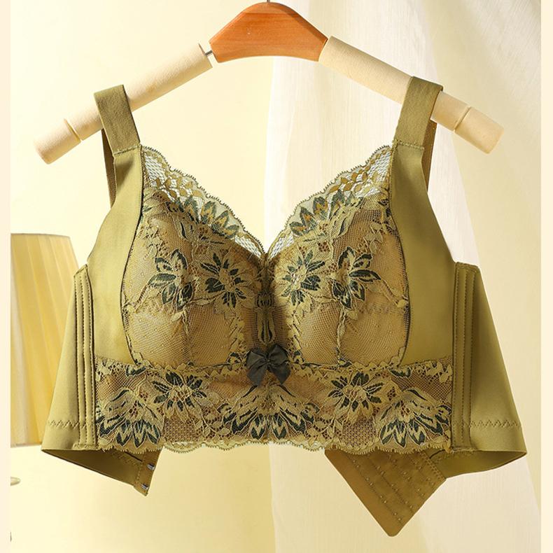 Adjustable Lingerie for Women Anti Sagging Side Cinched Accessory Bra Thin Without Steel Ring Bra