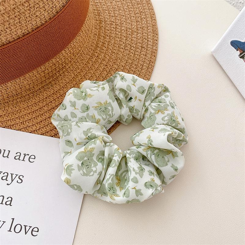 Fresh and Light Fabric Flower-shaped Hairband Hair Accessory for Women with Ponytail. Elastic and Durable Large Hairband.