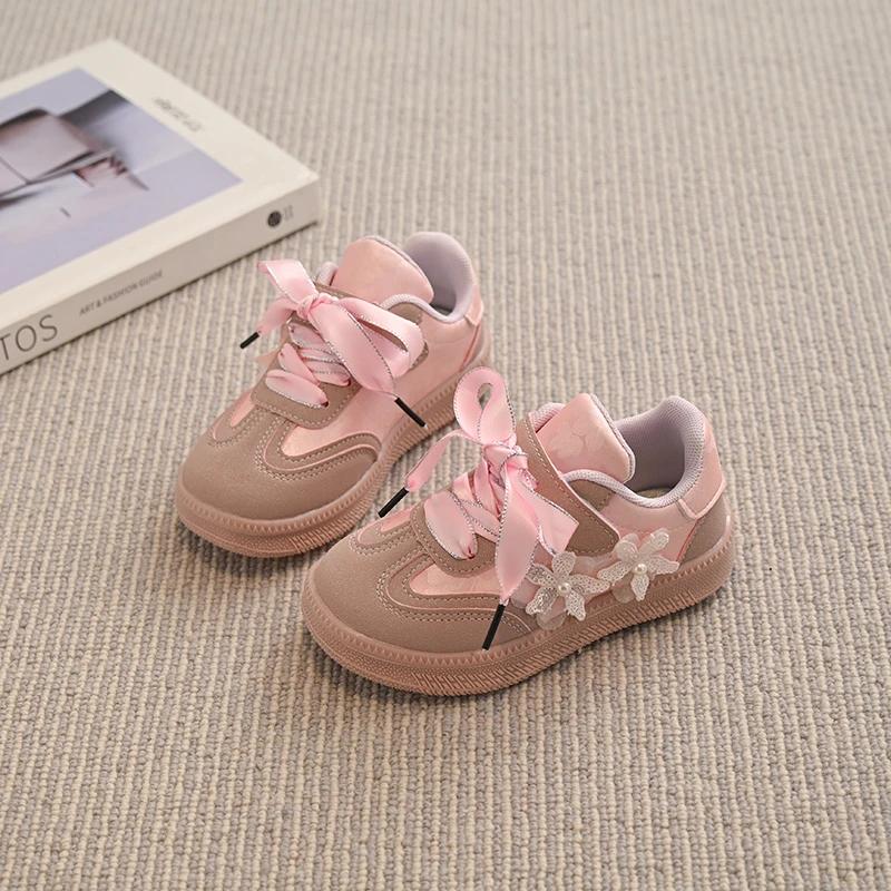 

New Children s Fashion Sports Shoes Lightweight Children s Leisure Princess Comfortable Sweet Girl Casual Shoes 26