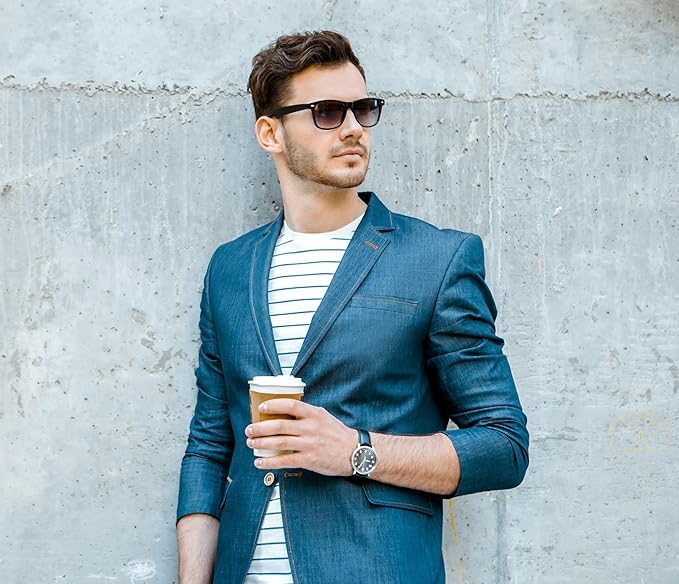Sunglasses for Men and TR90 Wellington Sun Suitable for and Other [Rimerakea] Women, Polarized, Style, UV400, Protection, Driving, Fishing, Baseball,