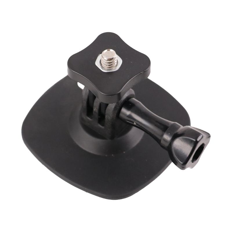 Helmet Mount Base Fix Bracket with Screw Nut Adapter for Action Camera Installation Lightweight Weather Resistance