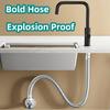 Toilet Water Heater Inlet Hose Thickened Explosion Proof Braided Hose Universal G1/2 High Flow Rate 304 Stainless Steel